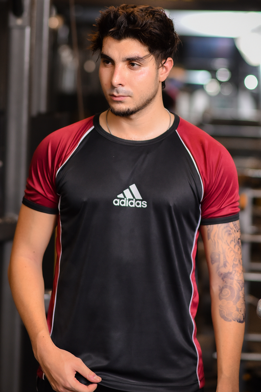 Topnotch Black/‏Maroon Dri-Fit T-Shirt
