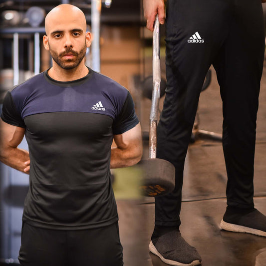 Adi Blue & Black Dri-Fit Tracksuit