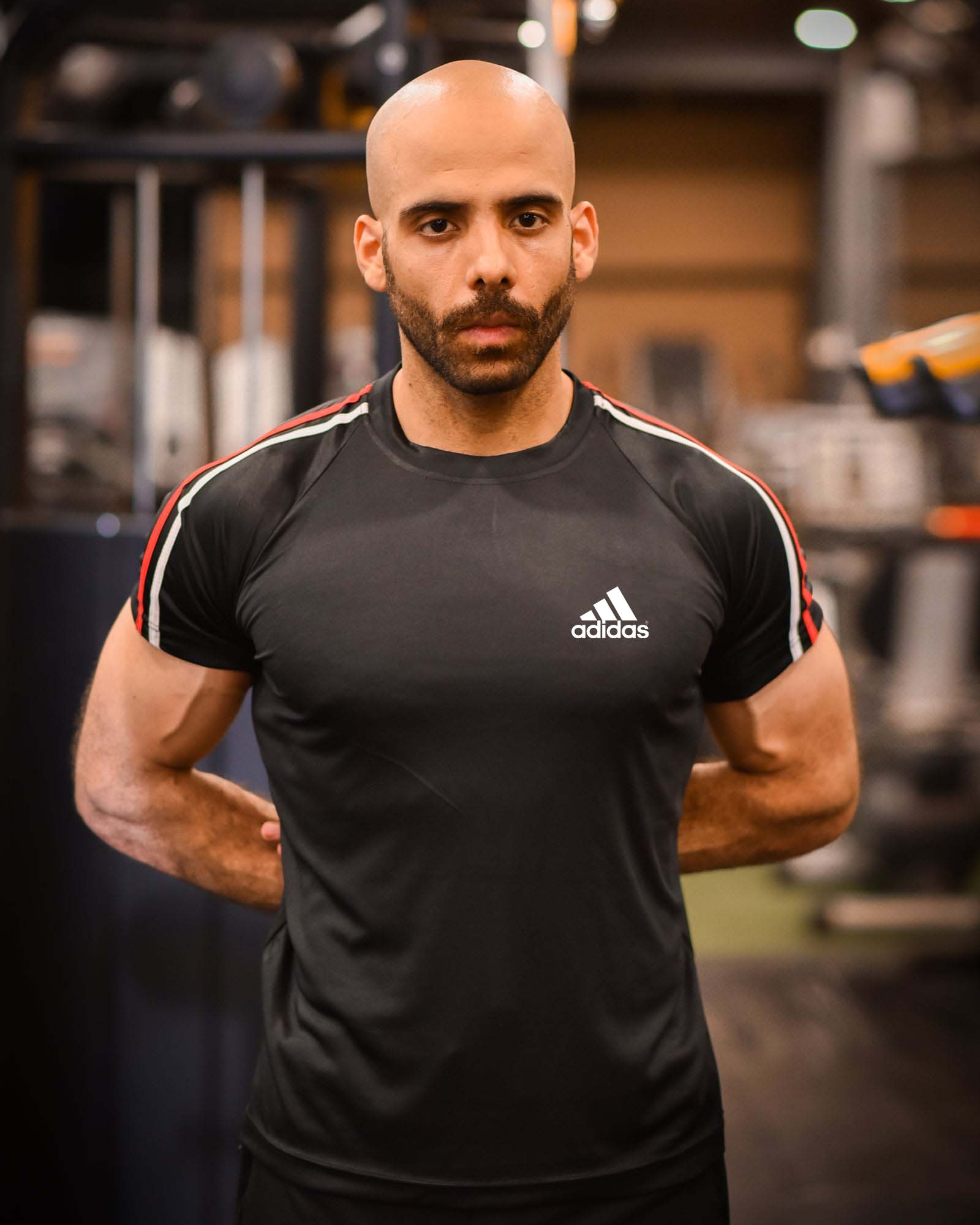 Adi 2 Strip black Dri-Fit T-Shirt