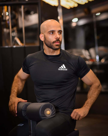 Adi Plain Black Dri-Fit T-Shirt