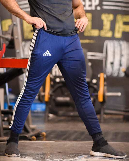 Adi 3 Strip Dri-Fit Trouser Blue