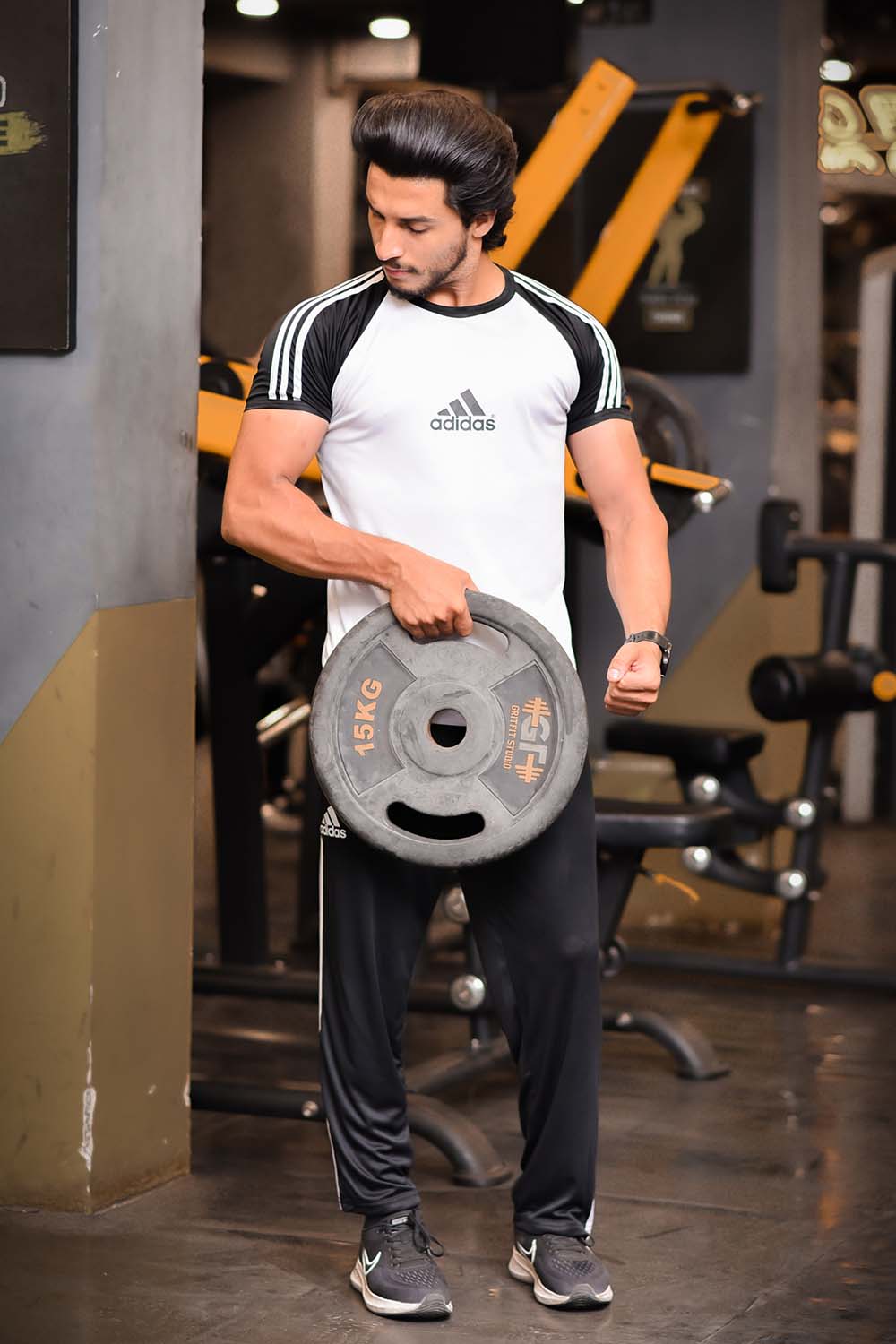 Adi Dri-Fit White Tracksuit